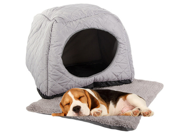 Veislynas šuniui lova minkšta veislyno palapinė patalynė kušetė lovytė, Pilka, Szín, Szürke