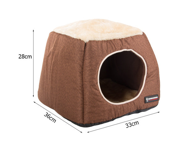 Veislynas šuns lova minkštas veislynas palapinė patalynė kušetė lovytė, Ruda, Szín, Barna