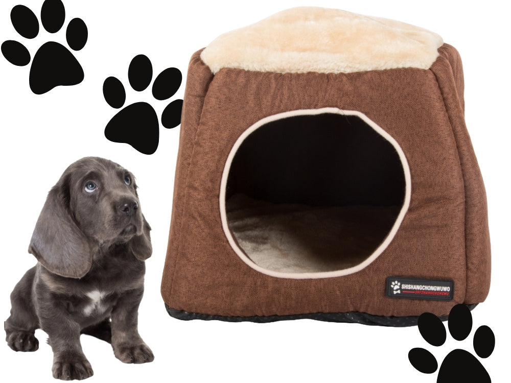 Veislynas šuns lova minkštas veislynas palapinė patalynė kušetė lovytė, Ruda, Szín, Barna