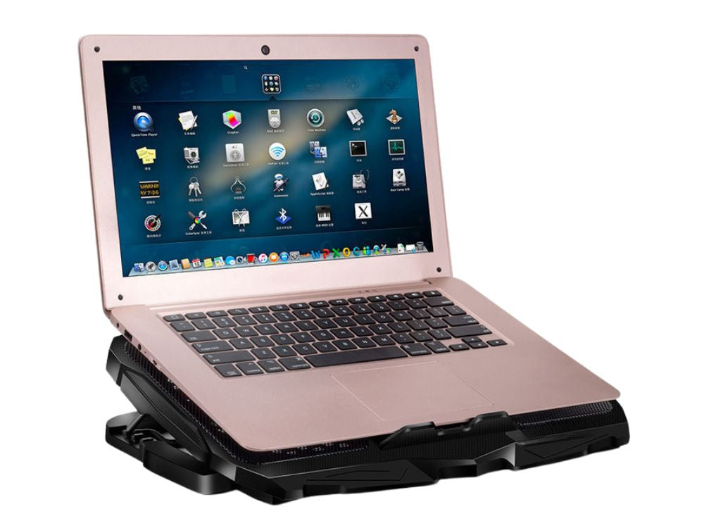 Nešiojamojo kompiuterio aušinimo padas buvo reguliuojamas su usb prievadu