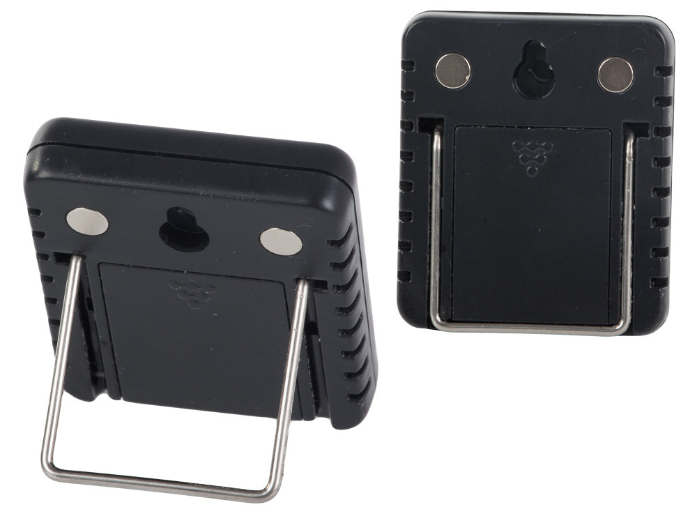 Skaitmeninis termometras mini oro stotis kambario higrometras baterija magnetas, Juoda, Szín, Fekete