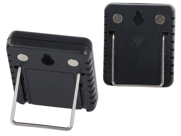 Skaitmeninis termometras mini oro stotis kambario higrometras baterija magnetas, Juoda, Szín, Fekete