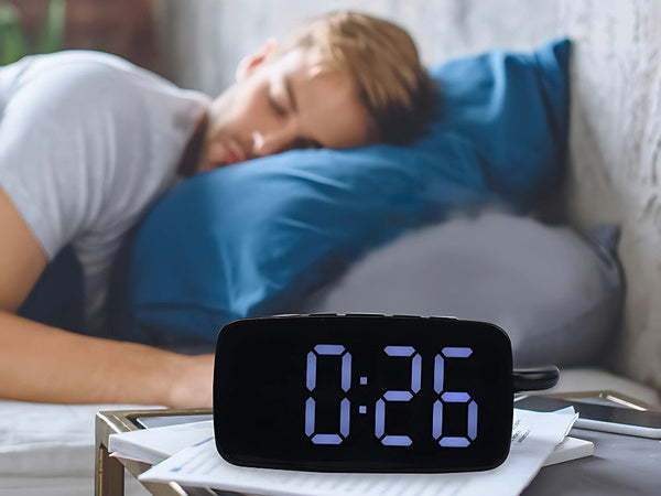 Elektroninis žadintuvas su vibraciniu kilimėliu led skaitmeninis tinklo žadintuvas