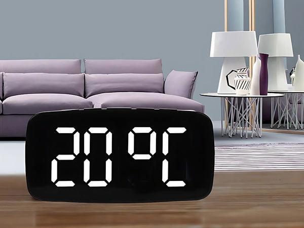 Elektroninis žadintuvas su vibraciniu kilimėliu led skaitmeninis tinklo žadintuvas