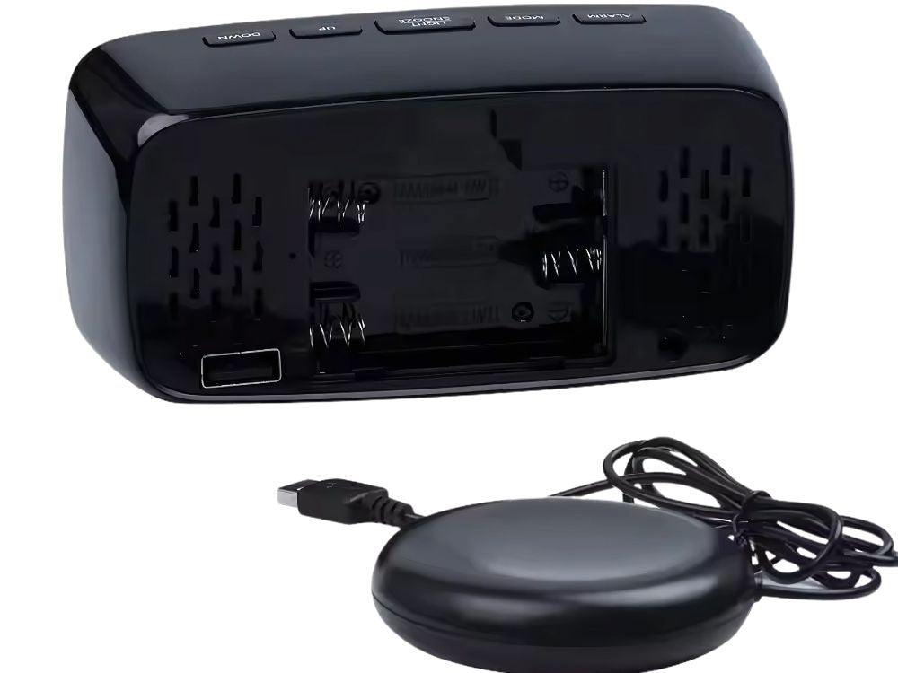 Elektroninis žadintuvas su vibraciniu kilimėliu led skaitmeninis tinklo žadintuvas