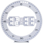 Žadintuvas led elektroninis termometras su žadintuvu apšviestas termometras