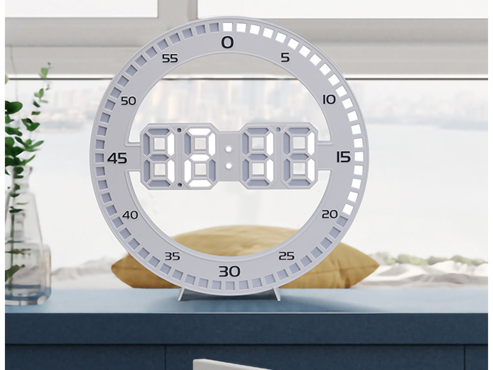 Žadintuvas led elektroninis termometras su žadintuvu apšviestas termometras