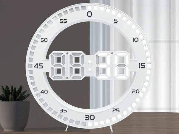 Žadintuvas led elektroninis termometras su žadintuvu apšviestas termometras