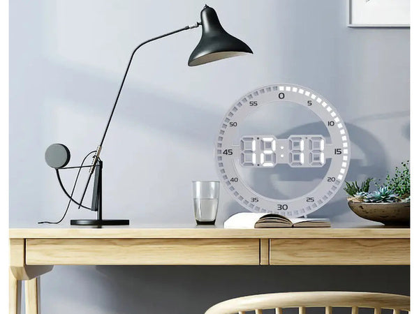 Žadintuvas led elektroninis termometras su žadintuvu apšviestas termometras