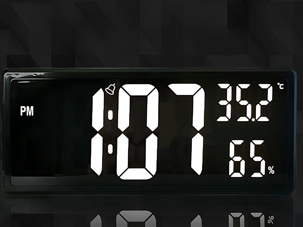 Elektroninis žadintuvas skaitmeninis led nuolatinis pakabukas temperatūra drėgmė