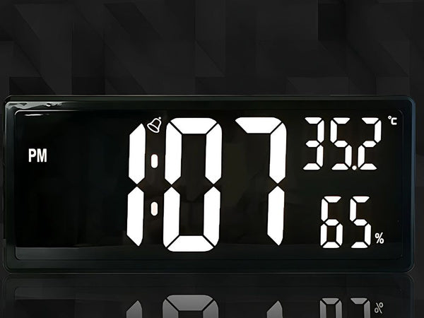 Elektroninis žadintuvas skaitmeninis led nuolatinis pakabukas temperatūra drėgmė