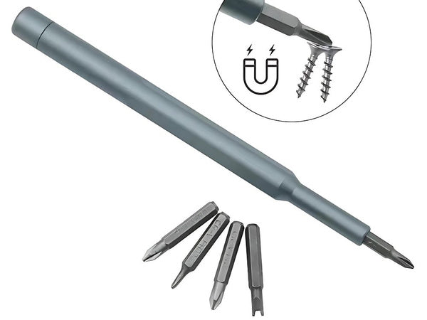 Tikslių atsuktuvo antgalių rinkinys magnetiniai antgaliai 24 antgaliai + dėklas