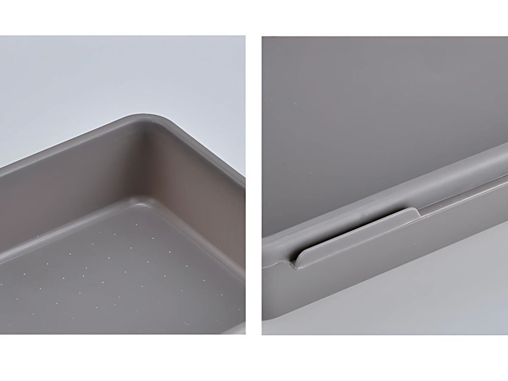 Organizatorių rinkinys 8 vnt. Smulkmenų dėklų plastikinių stalčių dėžučių