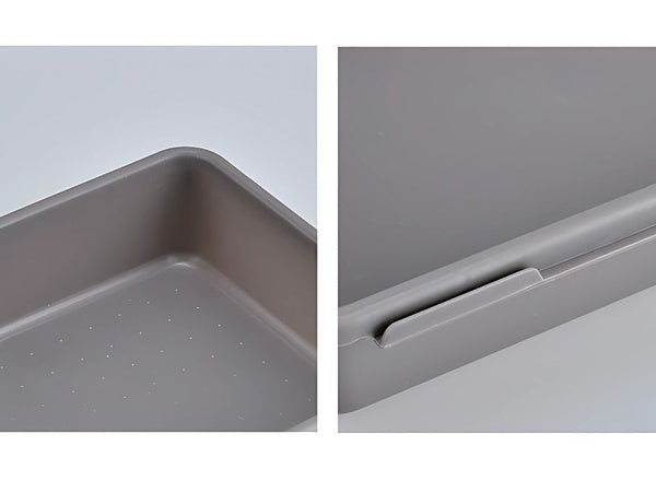 Organizatorių rinkinys 8 vnt. Smulkmenų dėklų plastikinių stalčių dėžučių