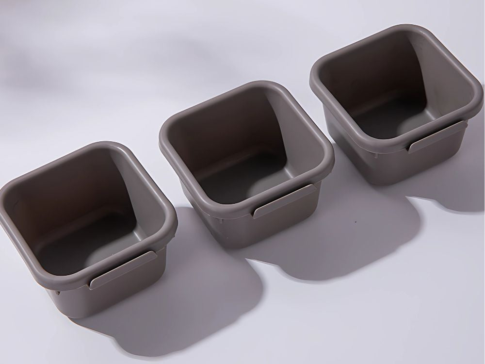 Organizatorių rinkinys 8 vnt. Smulkmenų dėklų plastikinių stalčių dėžučių