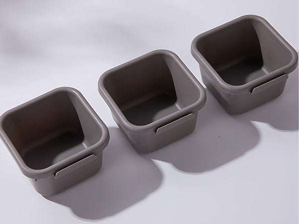 Organizatorių rinkinys 8 vnt. Smulkmenų dėklų plastikinių stalčių dėžučių