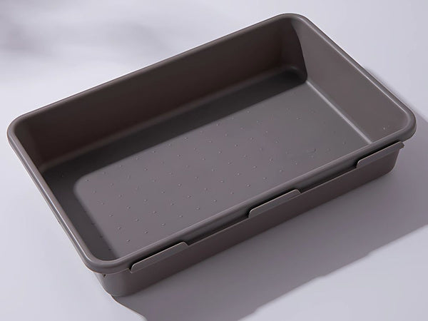 Organizatorių rinkinys 8 vnt. Smulkmenų dėklų plastikinių stalčių dėžučių