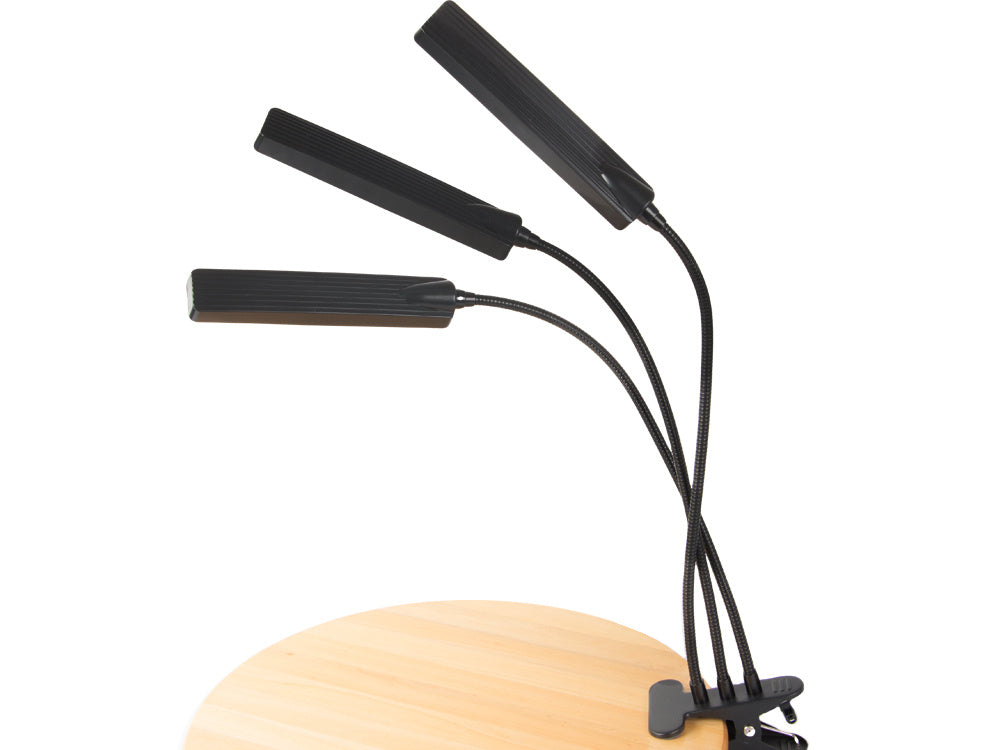 Vadovaujama augalų lempa usb auginti skydelis auga šviesos laikmatis klipas ant gėlių