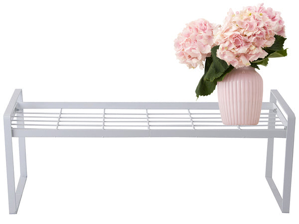 Metalinė lentyna vieno aukšto virtuvės organizatoriaus stovas balta virtuvei, Baltas, Szín, Fehér