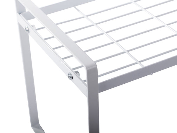 Vieno lygio metalinė lentyna virtuvės stalviršiui virtuvės organizatoriaus palėpės stovas, Baltas, Szín, Fehér