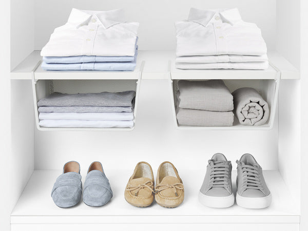 Metalinis krepšelis pakabinama virtuvės lentyna pakabinama lentyna organizatorius, Baltas, Szín, Fehér