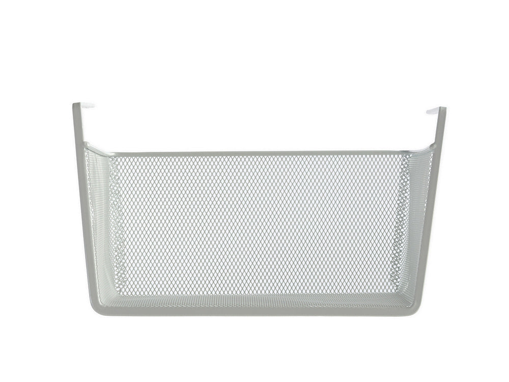 Metalinis krepšelis pakabinama virtuvės lentyna pakabinama lentyna organizatorius, Baltas, Szín, Fehér