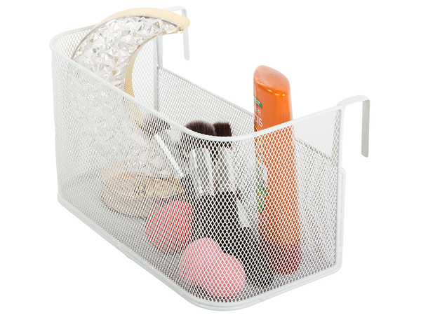 Krepšys metalinis bėginis organizatorius kabantis krepšys virtuvės lentyna, Baltas, Szín, Fehér