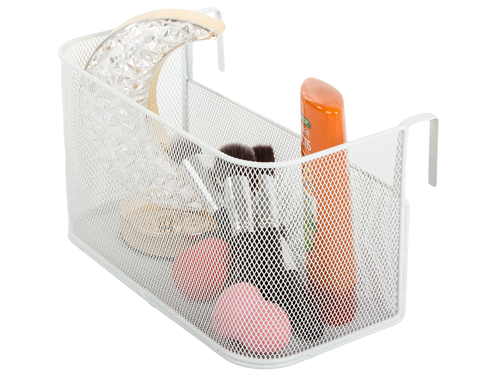 Krepšys metalinis bėginis organizatorius kabantis krepšys virtuvės lentyna, Baltas, Szín, Fehér