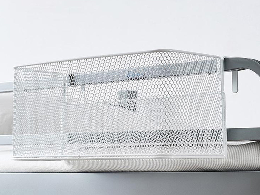 Krepšys metalinis bėginis organizatorius kabantis krepšys virtuvės lentyna, Baltas, Szín, Fehér