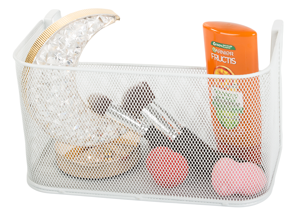 Krepšys metalinis bėginis organizatorius kabantis krepšys virtuvės lentyna, Baltas, Szín, Fehér