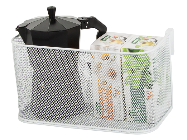 Krepšys metalinis bėginis organizatorius kabantis krepšys virtuvės lentyna, Baltas, Szín, Fehér