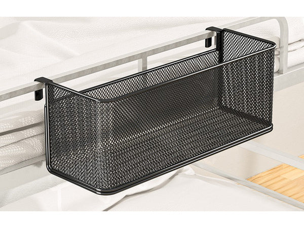 Krepšelis metalinis durelėse kabantis organizatorius virtuvės pakabinama lentyna, Juoda, Szín, Fekete