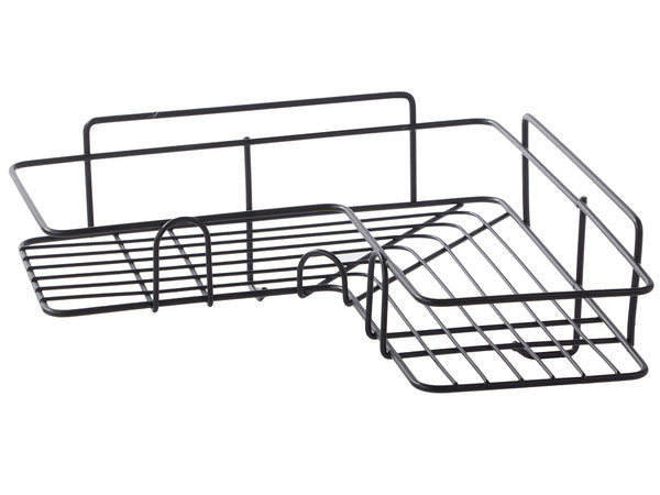 Palėpės kampinis vonios kambario dušo lentynos kabinimo kablys juodas, Juoda, Szín, Fekete