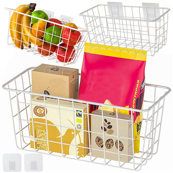 Pakabinamas krepšys metalinis organizatorius pakabinama lentyna balta stipri, Baltas, Szín, Fehér