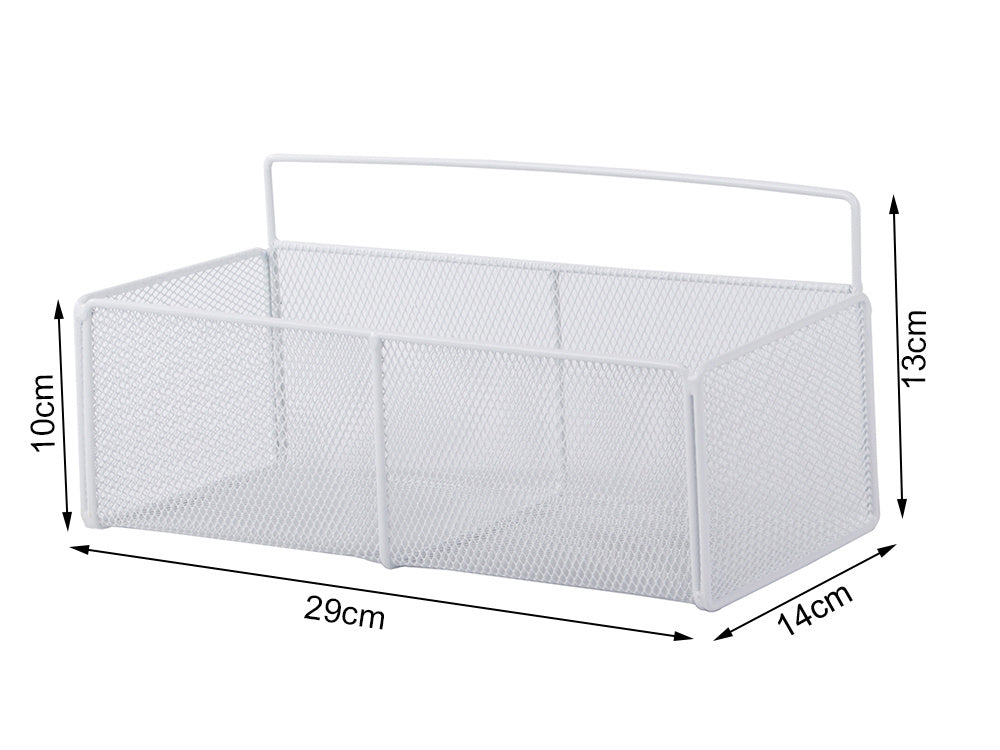 Pakabinamas krepšys metalinis organizatorius pakabinama lentyna virtuvė balta, Baltas, Szín, Fehér