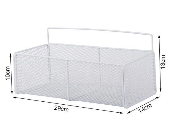 Pakabinamas krepšys metalinis organizatorius pakabinama lentyna virtuvė balta, Baltas, Szín, Fehér