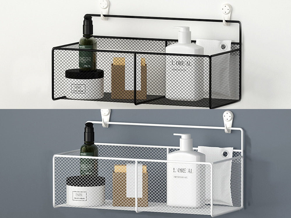 Pakabinamas krepšys metalinis organizatorius pakabinama lentyna virtuvė juoda, Juoda, Szín, Fekete