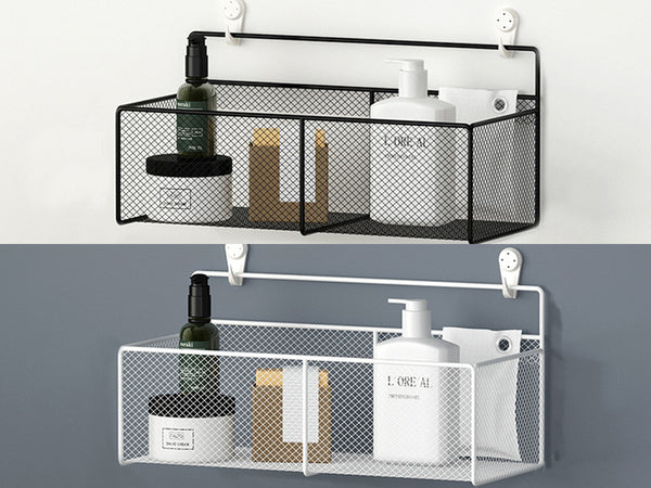 Pakabinamas krepšys metalinis organizatorius pakabinama lentyna virtuvė juoda, Juoda, Szín, Fekete