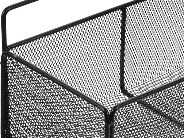 Pakabinamas krepšys metalinis organizatorius pakabinama lentyna virtuvė juoda, Juoda, Szín, Fekete