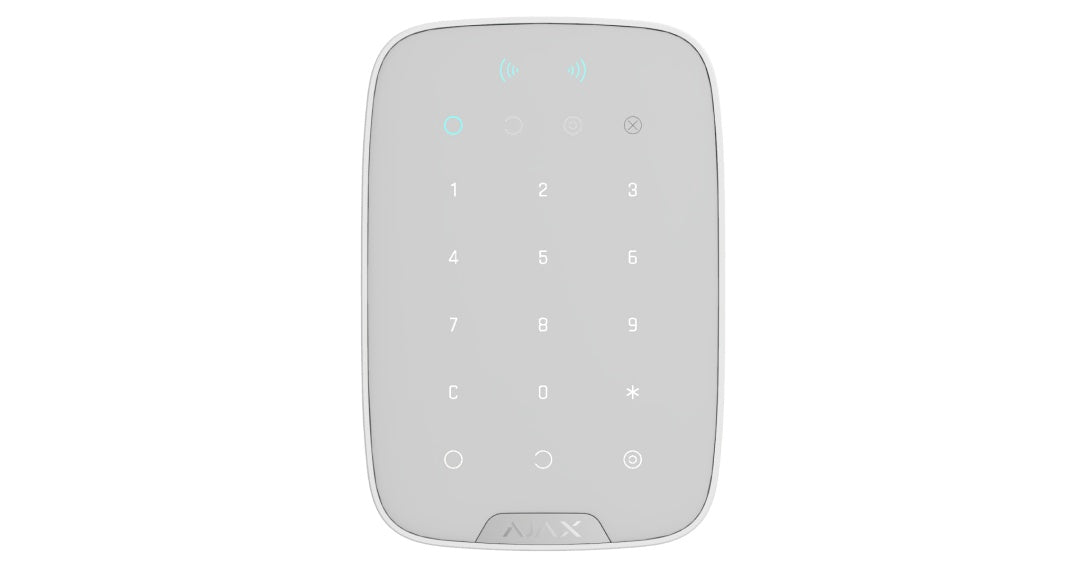 Bevielė klaviatūra Ajax Keypad Plus 38253.83.WH1 (balta)