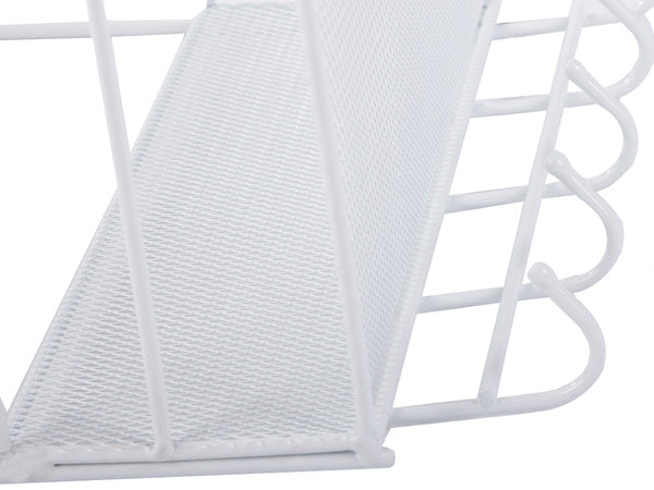 Metalinis organizatorius pakabinama lentyna virtuvės lentyna vonios kambario pakaba, Baltas, Szín, Fehér