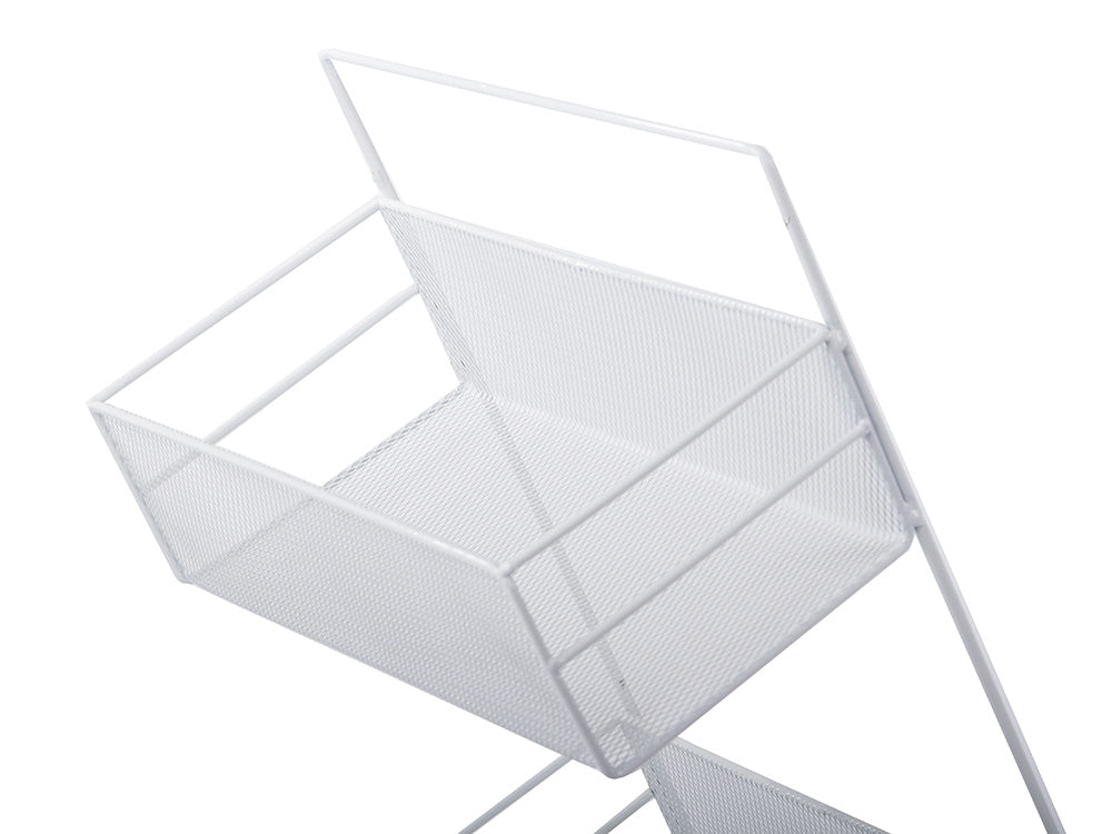 Metalinis organizatorius pakabinama lentyna virtuvės lentyna vonios kambario pakaba, Baltas, Szín, Fehér