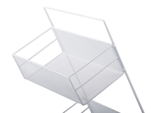 Metalinis organizatorius pakabinama lentyna virtuvės lentyna vonios kambario pakaba, Baltas, Szín, Fehér