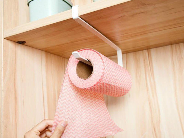 Virtuvinis popierinių rankšluosčių laikiklis, užmaunamas ant metalinės palėpės, matinis, Baltas, Szín, Fehér