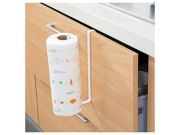Virtuvinis popierinių rankšluosčių laikiklis, užmaunamas ant metalinės palėpės, matinis, Baltas, Szín, Fehér