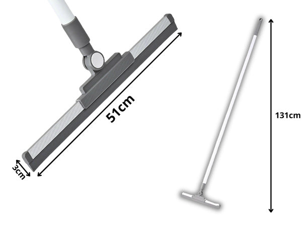 Vandens surinkimo grandiklis grindims, langams, stiklams, veidrodžiams šluota grandiklis