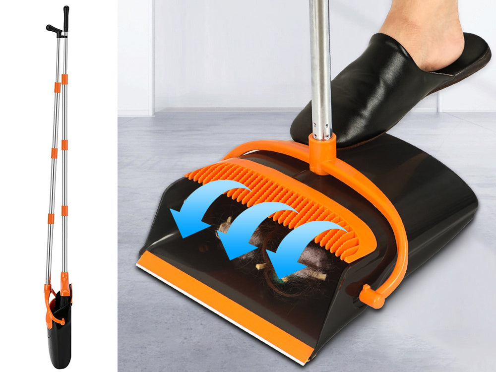 Tinginio žmogaus šlavimo rinkinys "swifter" šepetys mopas valiklis valytuvas dulkių semtuvėlis 2in1