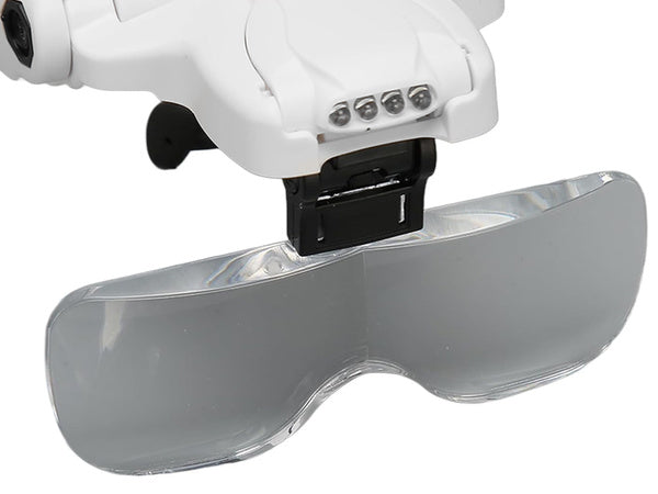 Priekinis didinamasis stiklas su 4 led lemputėmis 3,5 tikslumo priekinis žibintas profesionalus