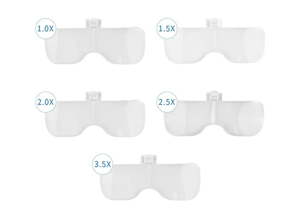 Priekinis didinamasis stiklas su 4 led lemputėmis 3,5 tikslumo priekinis žibintas profesionalus