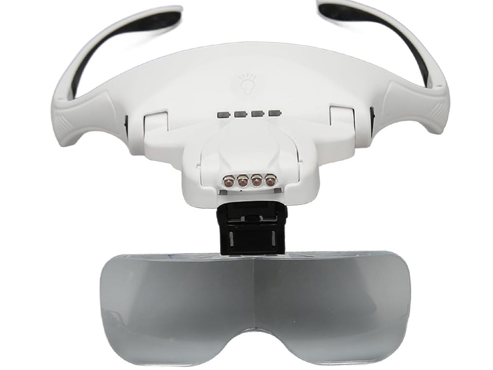 Priekinis didinamasis stiklas su 4 led lemputėmis 3,5 tikslumo priekinis žibintas profesionalus